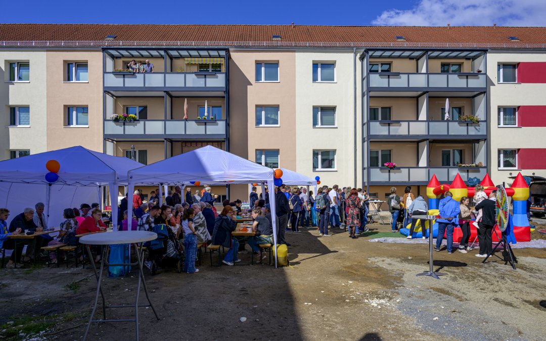 Komfortabler sozialer Wohnungsbau eingeweiht